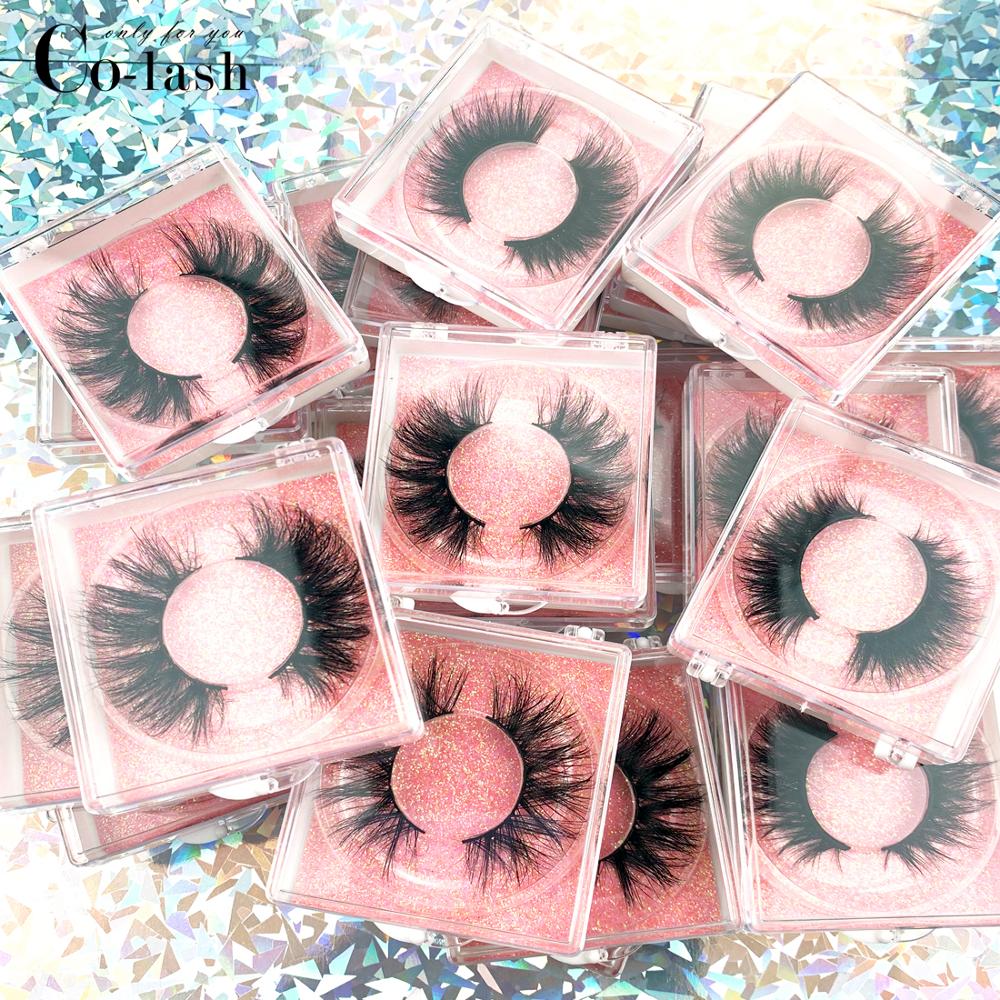 Colash false eye lashes Natural 100% handmade thick False Eyelashes Extension sexy Soft eye lashes Mink Eyelashes Square box