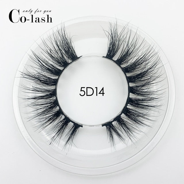 Colash false eye lashes Natural 100% handmade thick False Eyelashes Extension sexy Soft eye lashes Mink Eyelashes Square box