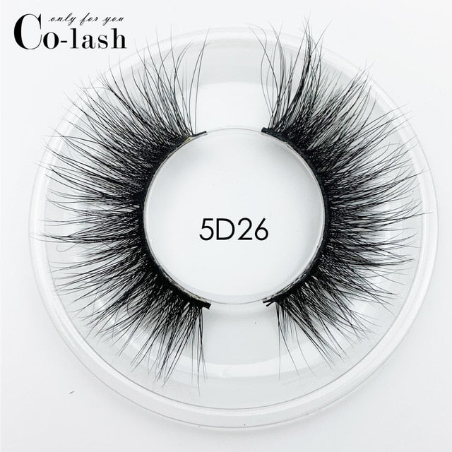 Colash false eye lashes Natural 100% handmade thick False Eyelashes Extension sexy Soft eye lashes Mink Eyelashes Square box