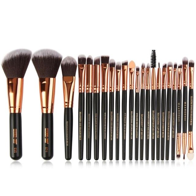 MAANGE 22Pcs Makeup Brushes Set Professional Cosmetic Foundation Powder Blush Eye Shadow Lip Blend Make Up Brush Tool Kit