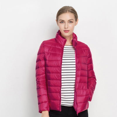 Women Winter Coat 2019 New Ultra Light White Duck Down Jacket Slim Women Winter Puffer Jacket Portable Windproof Down Coat