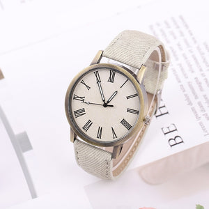 Relojes Women Quartz Watches Denim Design Leather Strap Male Casual Wristwatch Ladies Watch female watch Relogio Masculino