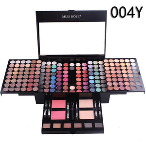 MISS Professional Makeup Kit sets Eyeshadow Blushers Cosmetic Case Full Pro Makeup Palette eyeshadow highlighter Bronzer Brusher