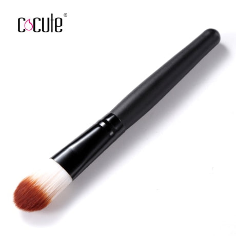 Cocute Face Eye Lip Makeup Brushes High Quality Powder Blush Foundation Brush Sponge Puff Contour Brush Cosmetic Gift