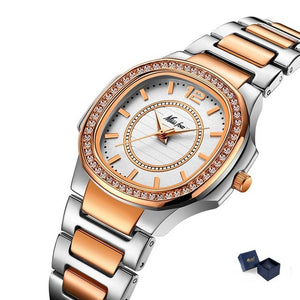 MISSFOX Best-seller Watch Women Waches Uhr Rose Gold Fashion Casual Ladies Wrist Watch Xfcs Dropshipping 2019 Quartz Wristwatch