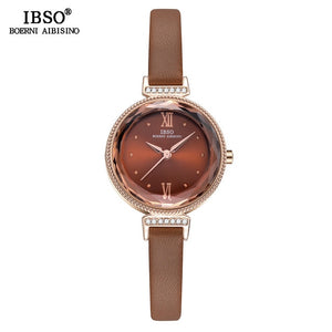 IBSO New Luxury Ladies Quartz Watch Women Relogio Feminino Hours Fashion Women Wrist Watches Female Clock Montre Femme 2018